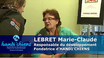 @HANDICHIENScom - LEBRET Marie-Claude, fondatrice d’HANDI’CHIENS, au micro de NetwrokVisio