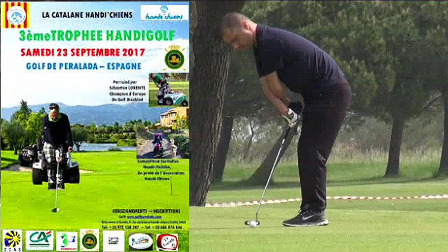 3ème Trophée Golf Handi Golf au profit de l'association Handi'Chiens @handichienscom @jeane_manson @Tvlocal_fr